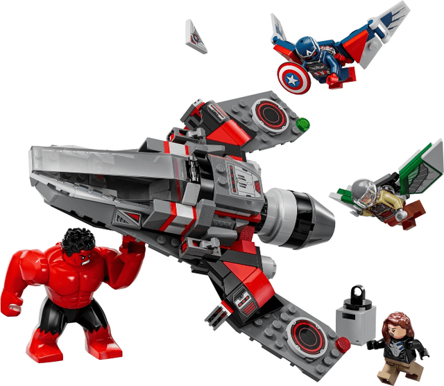 LEGO Captain America vs. Red Hulk Battle (76292-1) set, 2024