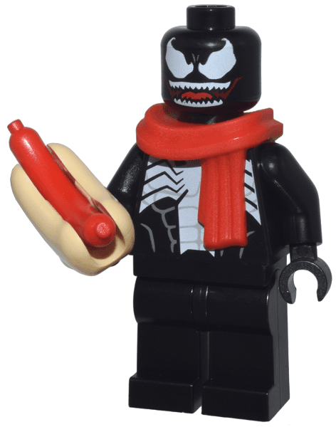 LEGO Advent Calendar 2024, Super Heroes, Spider-Man (Day  5) - Venom with Scarf and Hot Dog (76293-6) set, 2024