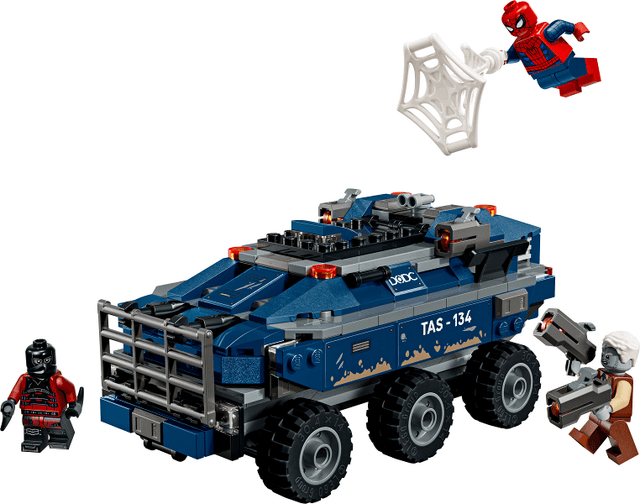 LEGO Spider-Man Prison Transport Chase (76349-1) set, 2026