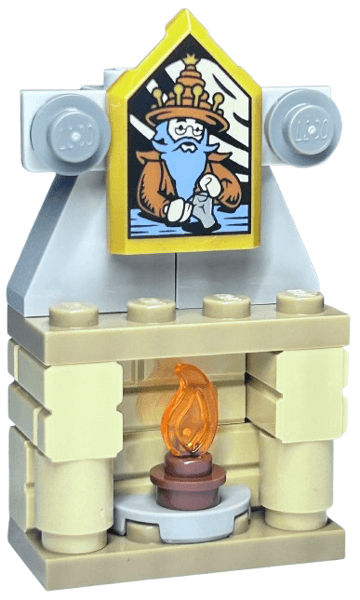LEGO Advent Calendar 2024, Harry Potter (Day 20) - Fireplace with 1 Random Collectible Portrait (76438-21) set, 2024