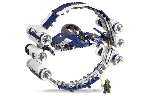 LEGO Jedi Starfighter with Hyperdrive Booster Ring (7661-1) set, 2007
