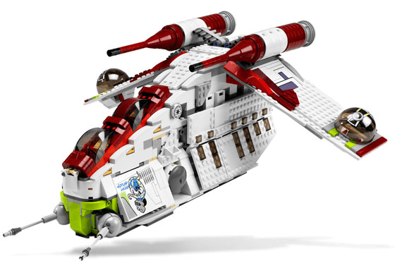 LEGO Republic Attack Gunship (7676-1) set, 2008