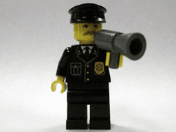 Advent Calendar 2009, City (Day  7) - Police Officer with Loudhailer / Megaphone