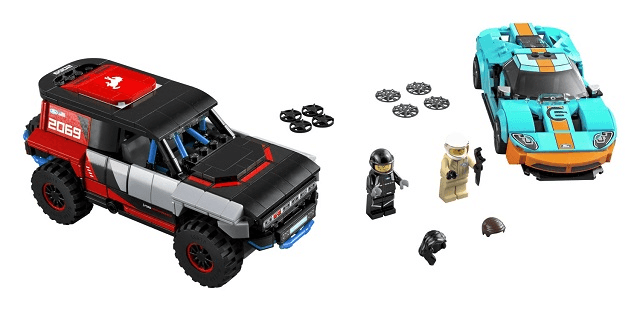 LEGO Ford GT Heritage Edition and Bronco R (76905-1) set, 2021