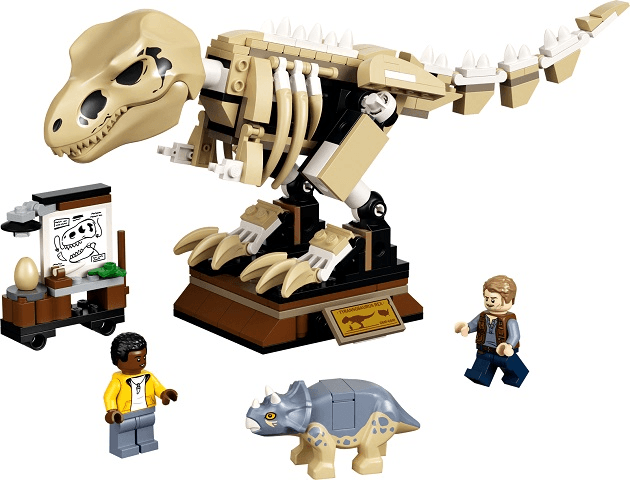 LEGO T. rex Dinosaur Fossil Exhibition (76940-1) set, 2021