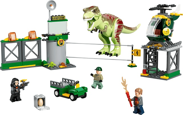 LEGO T. rex Dinosaur Breakout (76944-1) set, 2022