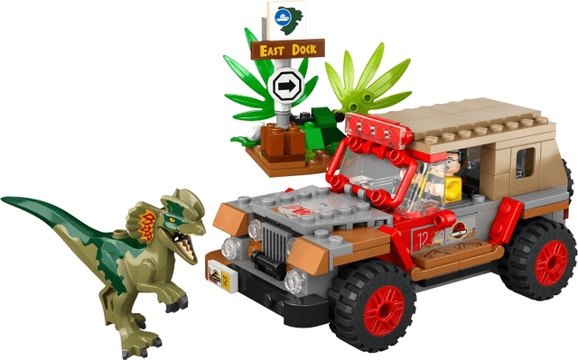 LEGO Dilophosaurus Ambush (76958-1) set, 2023