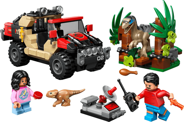 LEGO Raptor Off-Road Escape (76972-1) set, 2025