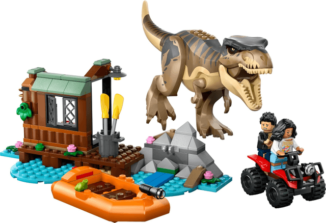 LEGO T. rex River Escape (76975-1) set, 2025