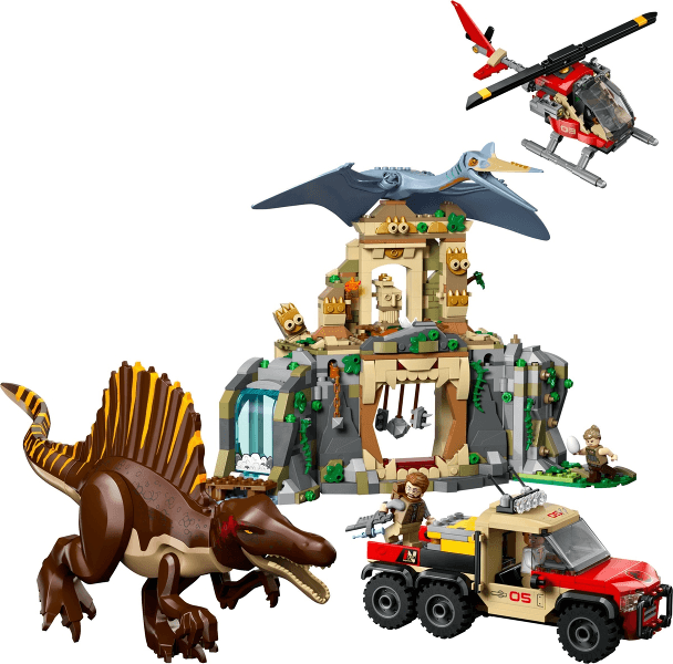 LEGO Spinosaurus & Quetzalcoatlus Air Mission (76976-1) set, 2025