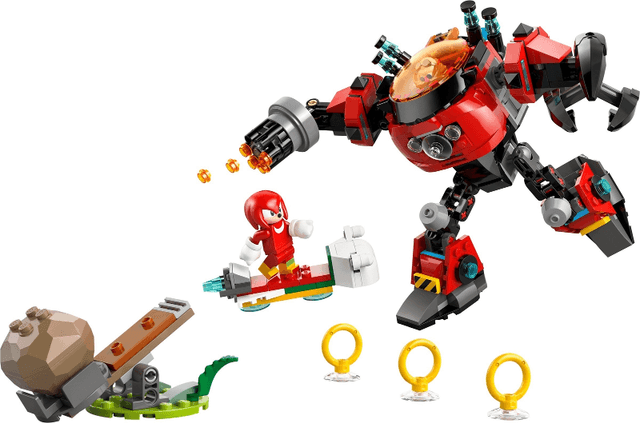LEGO Knuckles vs. Dr. Eggman Egg Crusher Mech (77005-1) set, 2025