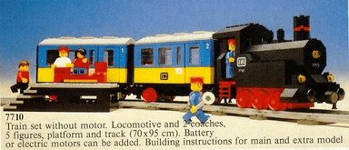 Push-Along Passenger Steam Train