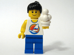 Advent Calendar 2008, City (Day  4) - Female with Ice Cream