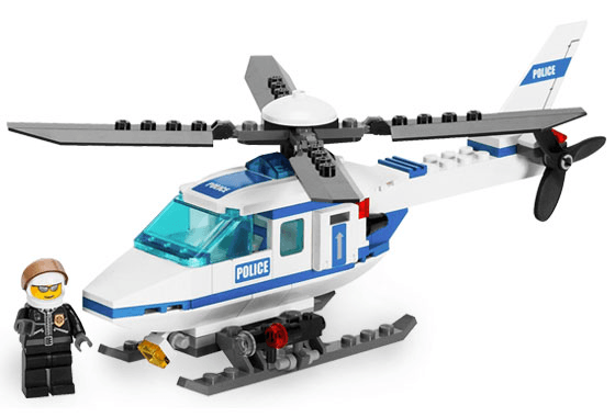 LEGO Police Helicopter (7741-1) set, 2008