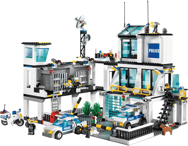 LEGO Police Headquarters (7744-1) set, 2008