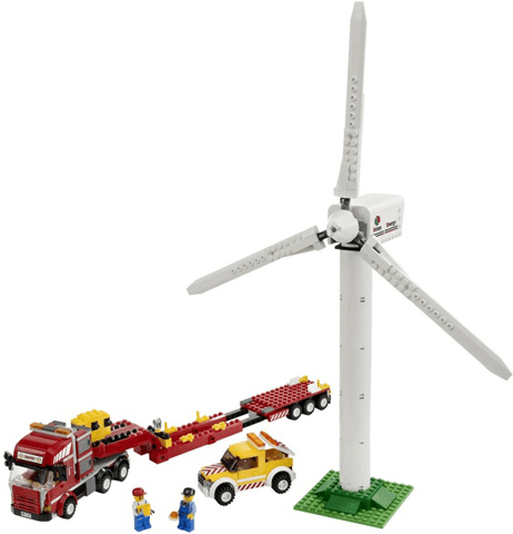 LEGO Wind Turbine Transport (7747-1) set, 2009