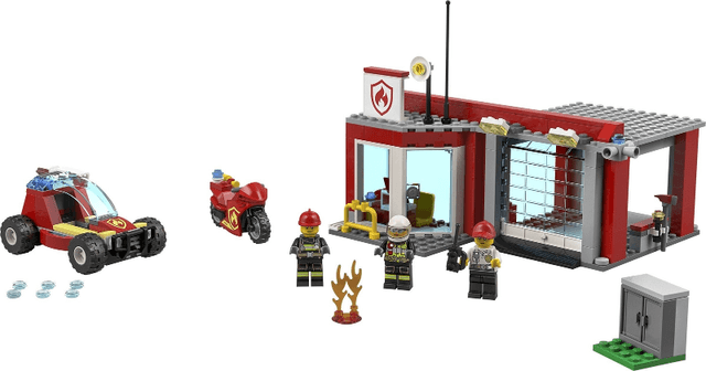 LEGO Fire Station Starter Set (77943-1) set, 2021
