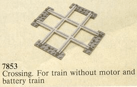 LEGO Crossing, Gray 4.5v (7853-1) set, 1980