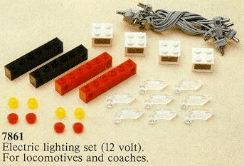 LEGO Lighting Set Electric 12v (7861-1) set, 1980