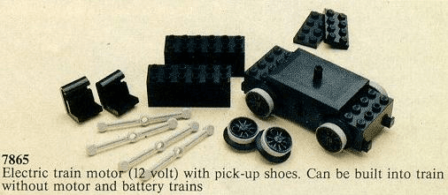 LEGO 12V Motor (7865-1) set, 1980
