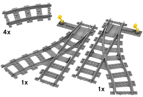 LEGO Switching Tracks (7895-1) set, 2006