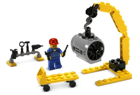LEGO Airplane Mechanic (7901-1) set, 2006