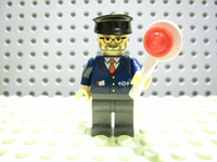 Advent Calendar 2006, City (Day 10) - Train Conductor with Signal Paddle