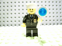 LEGO Advent Calendar 2006, City (Day 16) - Police Officer with Signal Paddle (7904-17) set, 2006