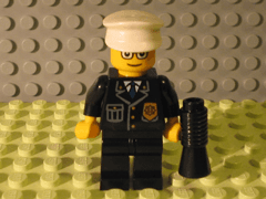Advent Calendar 2007, City (Day 22) - Policeman with Loudhailer / Megaphone