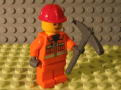 LEGO Advent Calendar 2007, City (Day  4) - Construction Worker and Pickaxe (7907-5) set, 2007