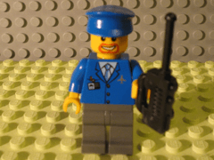 LEGO Advent Calendar 2007, City (Day  7) - Airline Worker and Radio (7907-8) set, 2007