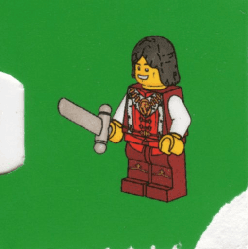 LEGO Advent Calendar 2010, Kingdoms (Day 13) - Prince with Sword (7952-14) set, 2010