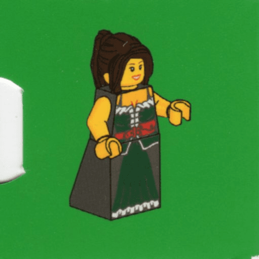 LEGO Advent Calendar 2010, Kingdoms (Day 16) - Barmaid (7952-17) set, 2010