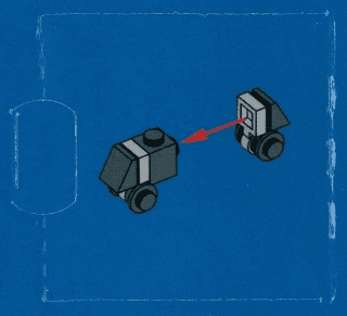 LEGO Advent Calendar 2011, Star Wars (Day 14) - Mouse Droid (MSE-6-series Repair Droid) (7958-15) set, 2011