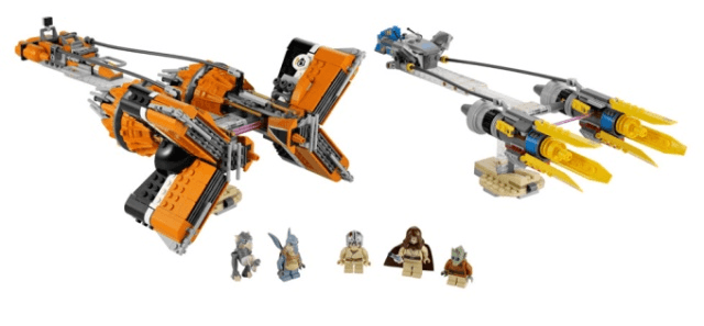 LEGO Anakin's & Sebulba's Podracers (7962-1) set, 2011