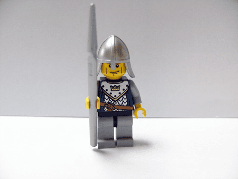 LEGO Advent Calendar 2008, Castle  (Day 1) - Soldier with Spear (7979-2) set, 2008