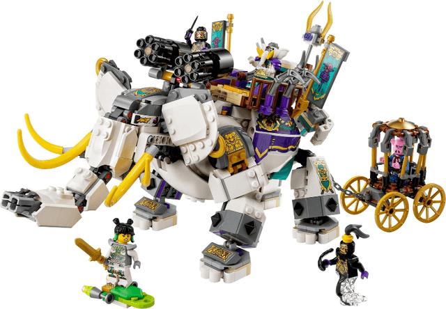 LEGO Yellow Tusk Elephant (80043-1) set, 2023