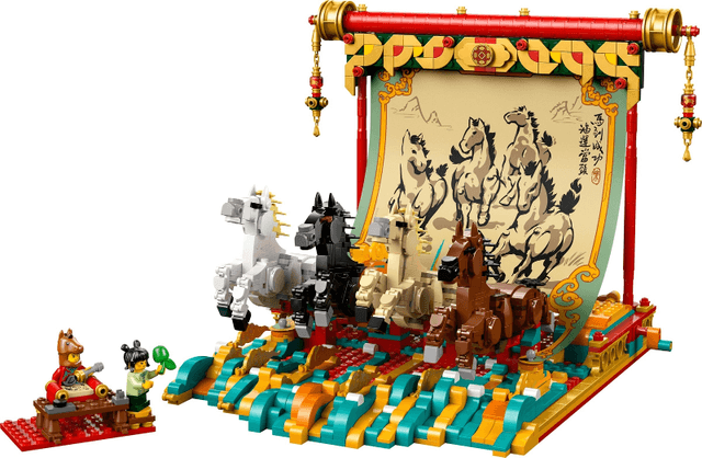 LEGO Galloping Horses Canvas (80119-1) set, 2026
