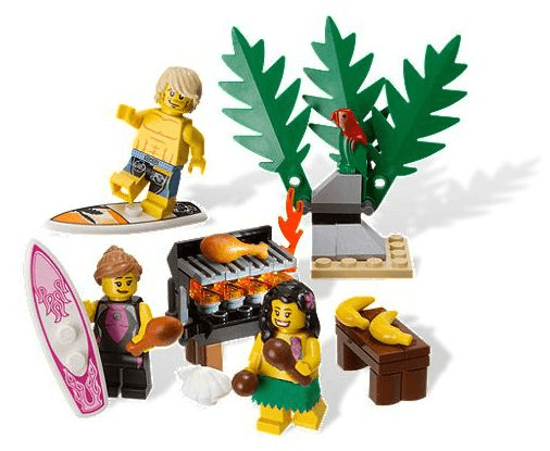 LEGO Minifigure Beach Accessory Pack blister pack (850449-1) set, 2012