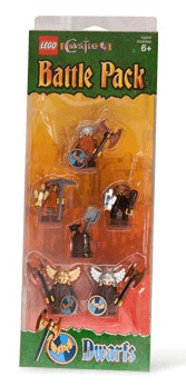 LEGO Battle Pack Dwarfs blister pack (852702-1) set, 2009