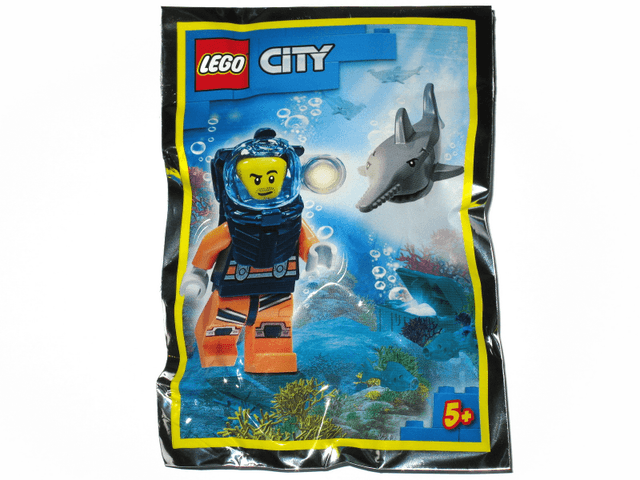 LEGO Diver and Sawfish foil pack (862011-1) set, 2020
