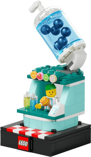 Bricktober Brick Bites Set 1/4 - Bubble Tea Stall (2024 Toys "R" Us Exclusive)