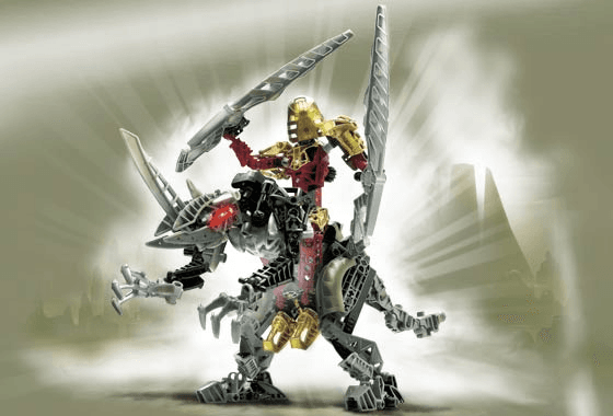 LEGO Toa Lhikan & Kikanalo (8811-1) set, 2004