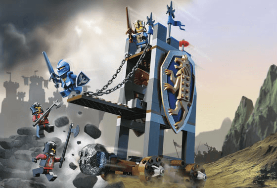 LEGO King's Siege Tower (8875-1) set, 2005