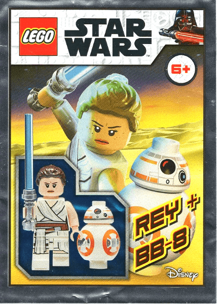 LEGO Rey and BB-8 foil pack (912173-1) set, 2021