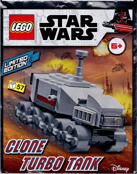 LEGO Clone Turbo Tank - Mini foil pack (912176-1) set, 2021