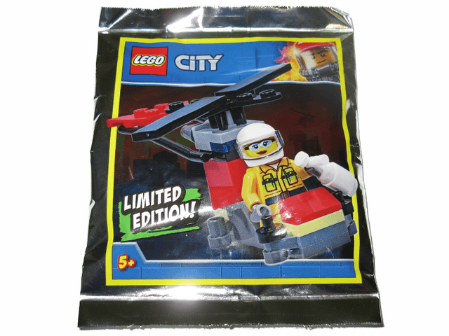 LEGO Firefighter Woman with Helicopter foil pack (951905-1) set, 2019
