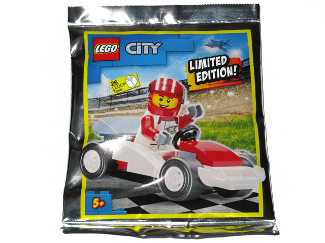 LEGO Driver and Race Car foil pack (952005-1) set, 2020