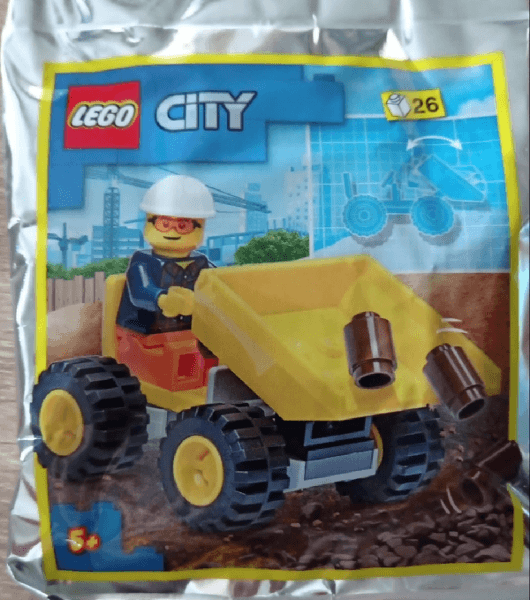 LEGO Worker with Tipper Truck foil pack (952204-1) set, 2022