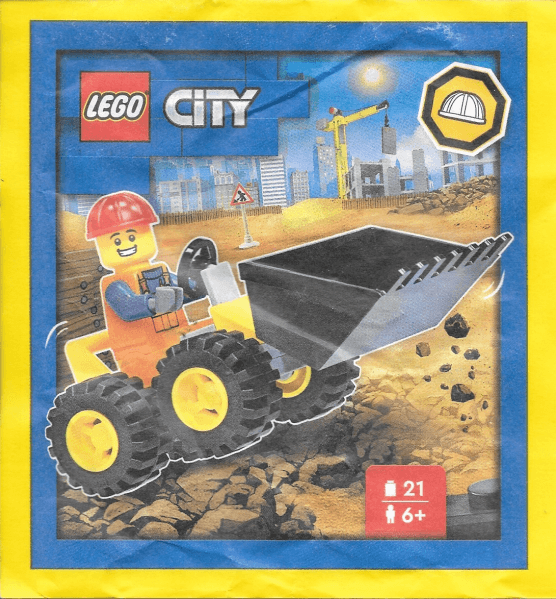 LEGO Builder with Digger paper bag (952310-1) set, 2023
